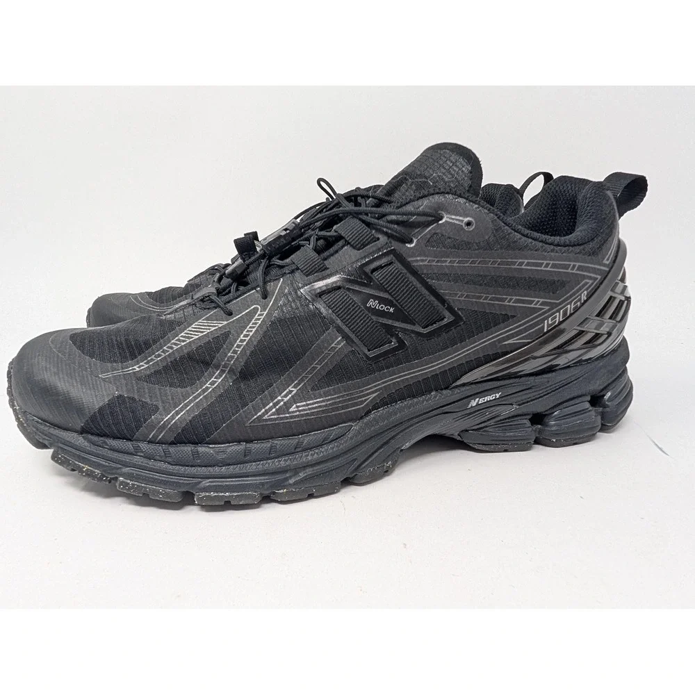 New Balance 1906R Shoes Mens Size 8.5 Black Mesh Running Sneakers U1906RNB